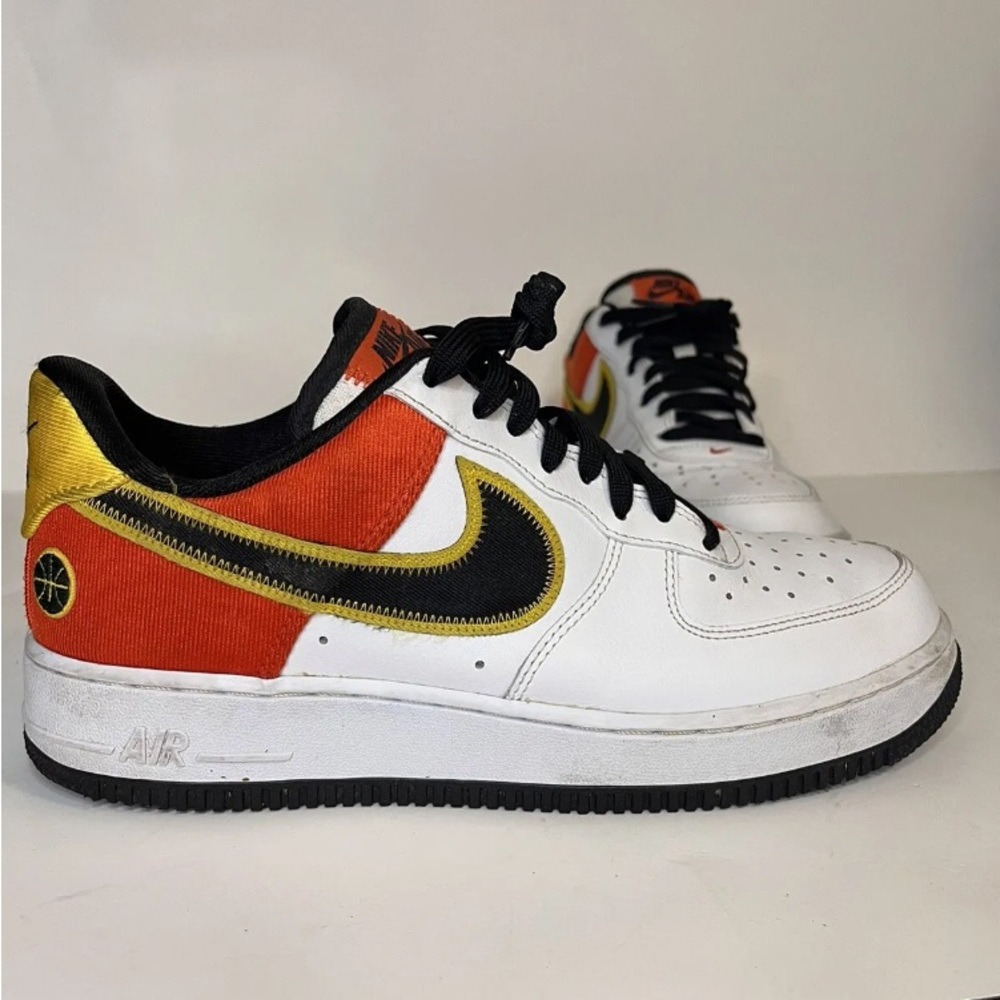 Nike Air Force 1 Low Roswell Raygun White Black Orange CU8070-100 Mens Size 8